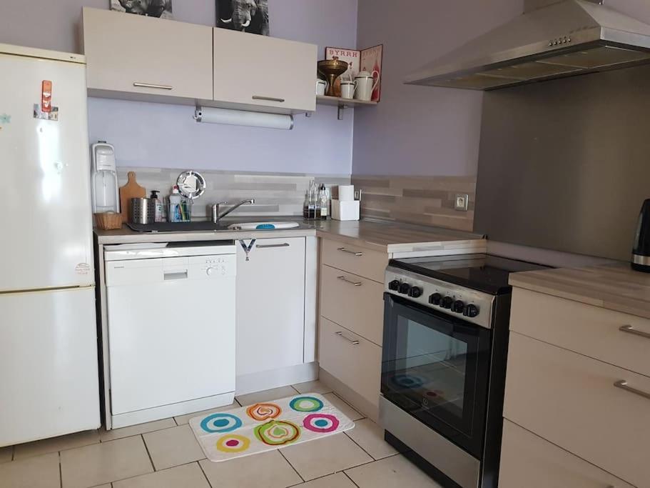 Epinac-les-Mines Appartement Rdc Avec Terrasse מראה חיצוני תמונה